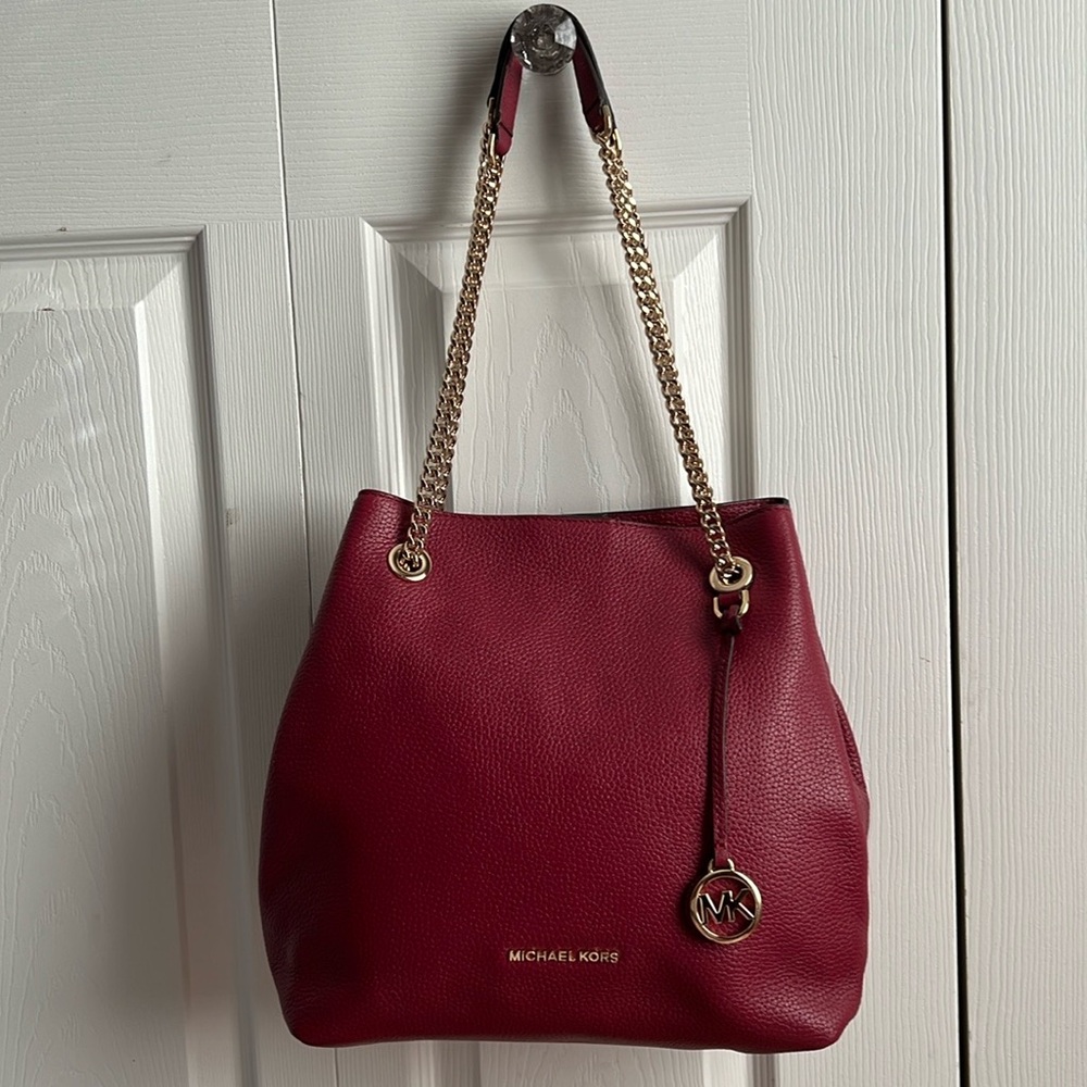 MICHAEL KORS JET SET CHAIN SHOULDER TOTE CROSS BODY BAG